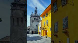 Sighișoara- poveste medievală scrisă în imagini aeriene  #history #travel #architecture #castle