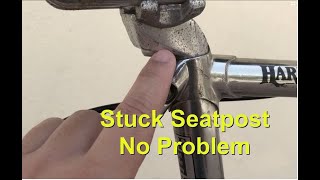 Stuck Seatpost Removal - DIY Hacksaw