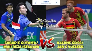 Sabar Gutama/Moh Reza Isfahani (INA) vs Bjarne Geiss/Jan C Voelker (GER) - SPAIN MASTERS 2024