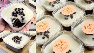 LARIS BANGET‼️ BANJIR ORDERAN SETIAP HARI ! Pudding Coklat dengan Saos Vanilla Yang Sangat Lumer