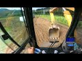 ユンボ　ショベルカー！砂利採取場‼︎komatsu pc350の車窓から… 今回もお口滑らかぁ〜🤣