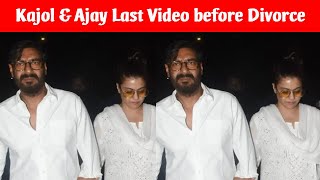 Kajol Devgan and Ajay Devgan's last video together before their divorce 😱