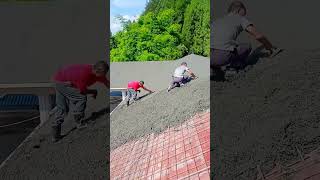 Construction of RCC Sloping Roof #shorts #construction