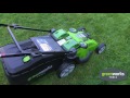 greenworks 40volt twin force accu maaier g40lm49db