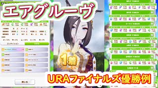 【ウマ娘】エアグルーヴURAファイナルズ優勝例