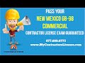 New Mexico GB-98 Commercial Contractor License 🔨 Pass Your Exam Guaranteed!