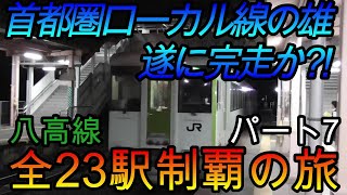 【全駅制覇シリーズ】八高線の全23駅制覇を目指してみた　パート7(鉄道旅行)