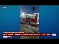 ladrões fogem pela janela de ônibus após passageiro reagir com arma de choque no rj bora brasil