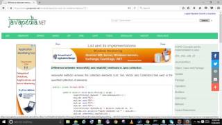 Difference between removeAll() and retailAll() methods in Java collection. | javapedia.net