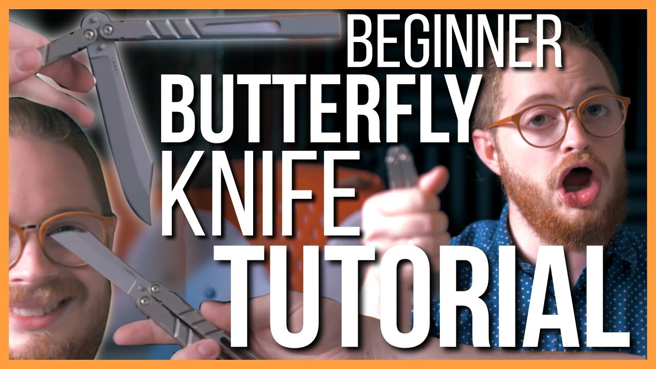 Your 5 FIRST Butterfly Knife Tricks! - Beginner Balisong Tutorial - YouTube