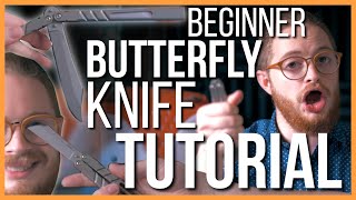 Your 5 FIRST Butterfly Knife Tricks! - Beginner Balisong Tutorial