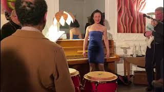 Ginastera Sonata: piano y congas (Lydie Solomon et Remilson Nery)