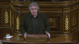 El Congrés ovaciona Joan Tardà després de defensar els guerrillers antifranquistes