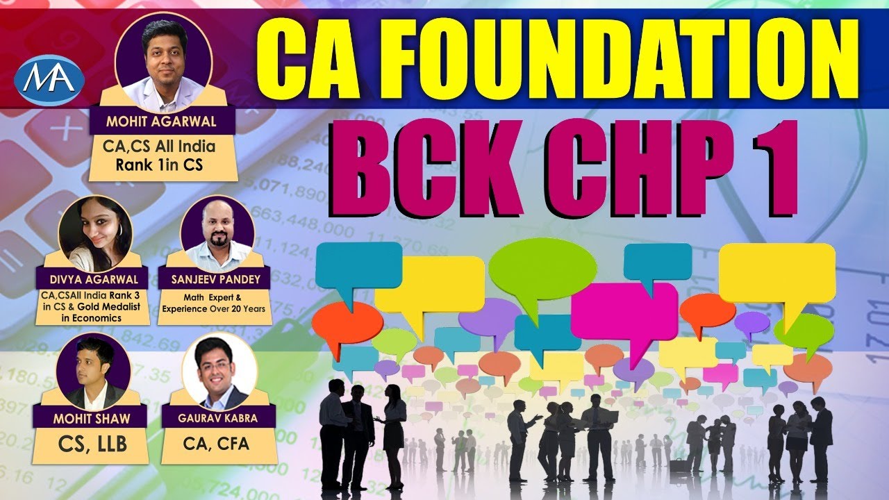 CA Foundation BCK Chapter 1 - YouTube