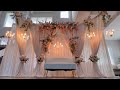 DIY - Unique way to drape backdrops part 2