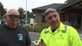 Gathering at Hospice of Humboldt for Local Hero and Dedicated Recology Driver