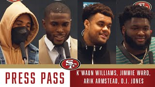 Williams, Ward, Armstead, Jones Talk Defensive Performance vs. Cowboys