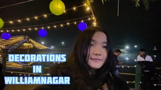 EXPLORING CHRISTMAS DECORATIONS IN WILLIAMNAGAR | MEMO LAKE | WILLIAMNAGAR SP OFFICE | DINNER PARTY