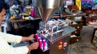 PNEUMATIC PASTE FILLER VIDEO 50GMS