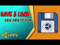 SAVE & LOAD data to JSON in Unity | Unity Beginner Tutorial Coding