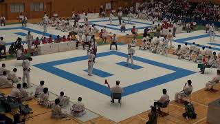 2014年IH 男子 空手道 個人組手 2回戦 花車泰平（宮崎第一）×沢入迅人（常葉学園菊川）