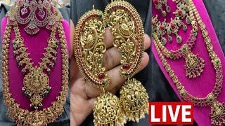 Bridal jewlary collection ##Wedding collection start  ## Madhu collections Khammam 9491141680