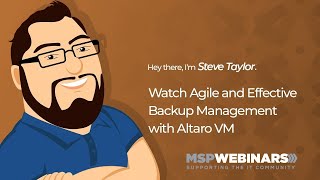 Altaro VM Backup: Effective Backup Management