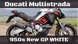 Ducati Multistrada 950s new GP White colour, first look and ride