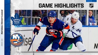 Maple Leafs @ Islanders 3/21 | NHL Highlights 2023