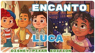 Luca & Encanto (DISNEY/PIXAR): family traditions can limit TIME-LAPSE - Coloring for anxious minds