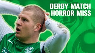 Horror miss from striker in massive derby match