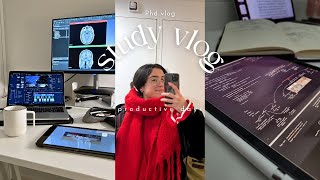 STUDY VLOG 🖇️ very busy and productive days | Phd Diary