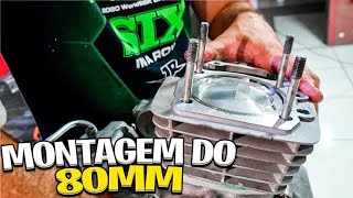 MONTAGEM DO MOTOR 320cc PISTÃO 80MM DE BMW S1000RR! CG ML DO MURILO GOMES