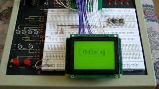 A Serial GLCD 128x64 Module Simple Project