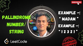 PALLINDROME NUMBER / STRINGS || DSA || C++ || Best code trick VS studio ||