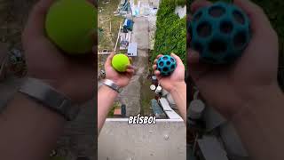 Esta pelota rebota en reversa 😲😲😲 #adamaik #humor #latinoamerica #shorts #short #eeuu #futbol #tenis