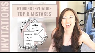 Top 8 Mistakes Newbie Wedding Invitation Creators Make & How To Avoid Them