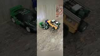 1/28 Cute RC cars. SG Defender towing Bobcat. WLtoys \u0026 Mini Q drift cars and trucks.