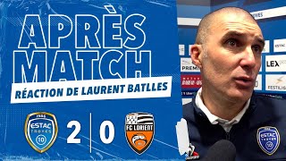 ESTAC 2-0 FC Lorient | Réaction de Laurent Batlles