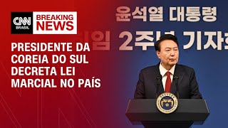 Presidente da Coreia do Sul decreta lei marcial no país | BASTIDORES CNN