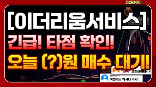 [이더리움네임서비스] 긴급! 타점 확인! 오늘 (?)원 매수 대기!