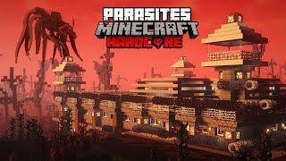 Surviving 100 Days in a Parasite INFESTATION in Minecraft Hardcore