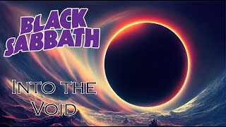 Into the Void by Black Sabbath - lyrics as images generated by an AI