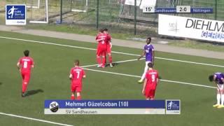 A-Junioren - SV Sandhausen vs. FC Noettingen 2-0 - Mehmet Güzelcoban