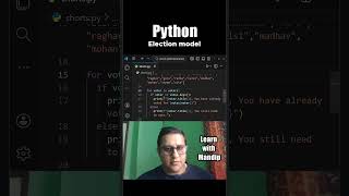 VOTING SYSTEM logic in Python! 🐍🗳️✨