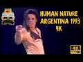 MICHAEL JACKSON - HUMAN NATURE LIVE IN ARGENTINA 1993 (4K)