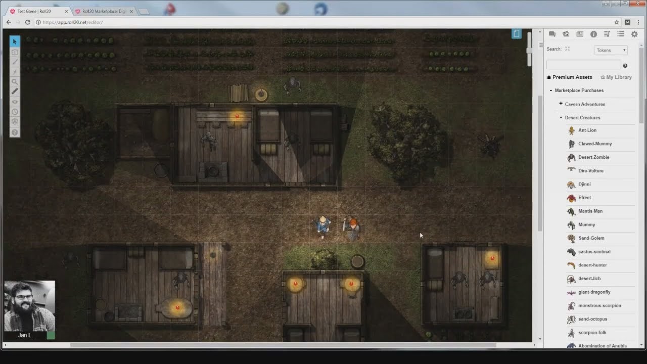Using Dynamic Lighting In Roll20 Night Map Youtube