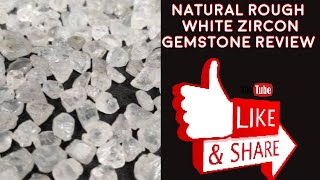 Natural Rough zircon gemstone Review @gemstonesdesires6445