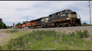 NS 9794, BNSF 6722, 6642 - Jun 19, 2021