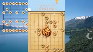 Xiangqi 象棋教学残局五步半041：理解领悟高钓马、侧锋马、阻挡、重炮杀